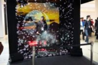 立体感も演出するプロジェクトマッピングや競技ドローン、実物大恐竜まで。SusHi Tech 2026