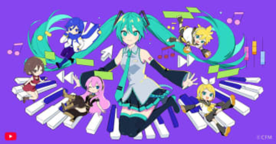 YouTubeロゴが初音ミク仕様に。3月9日“ミクの日”限定