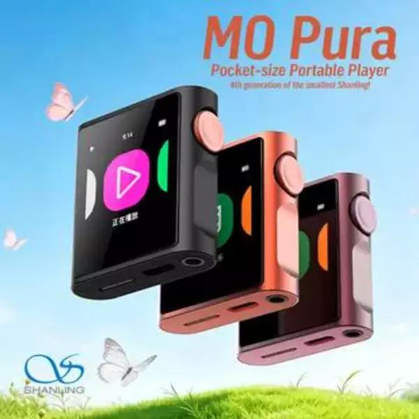 SHANLING、37gの小型DAP「M0 Pura」。デュアルDAC搭載で23760円