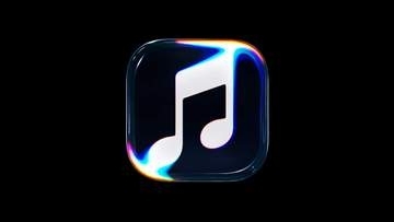 Apple Musicが新ロゴ・ブランドアイデンティティ。音楽でオイルを振動させて作成
