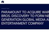「パラマウントがワーナーを1100億ドルで買収。Paramount+、HBO Max、Pluto統合へ」の画像1