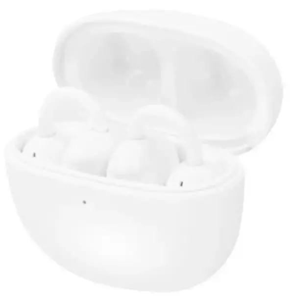 ゲオ限定、各2178円のイヤカフ型、オープンイヤー型イヤフォン