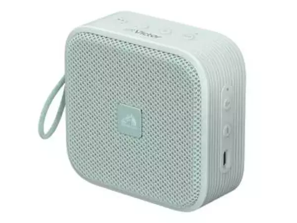 ビクター、ニュアンスカラーの小型Bluetoothスピーカー。浴室再生で“こもり”を抑えるモード搭載