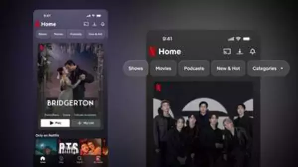 Netflixモバイル用アプリが7月進化、縦型動画フィード「クリップ映像」導入