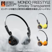 80年代風レトロフューチャーデザインの限定ヘッドフォン「FREESTYLE Smoky Transparent」