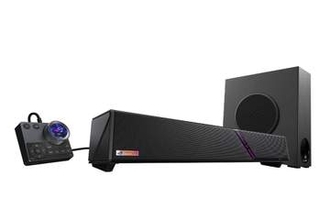 ROG初のサウンドバー「ROG Gjallar Gaming Soundbar」。Dolby Atmos対応