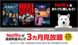 「ソフトバンク/ワイモバイル/LINEMOで「Netflixセット」。毎月PayPayポイント付与」の画像1