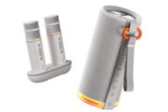 Aladdin X、プロジェクターやスマホと連携してカラオケができる「Aladdin SoundMate Set」