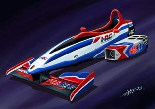 ホンダ・レーシングがコミケ初出展。河森正治デザインのシミュレーターやF1展示