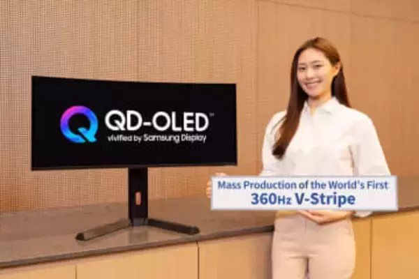 Samsung、新サブピクセル構造のゲーム用QD-OLEDパネル。テレビ用はピーク輝度4500ニット