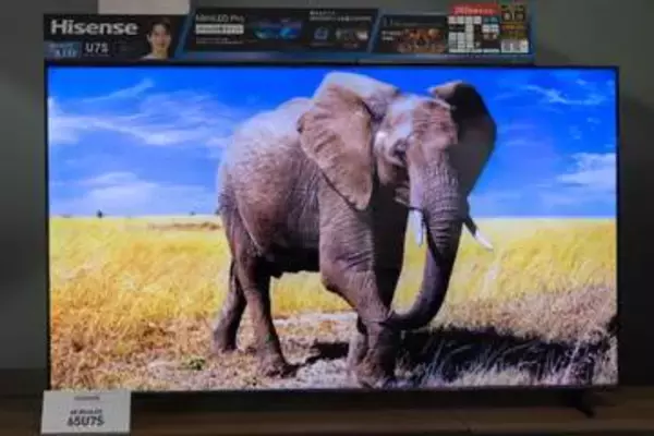 ハイセンス、55型17.6万円からのエントリーミニLED液晶。33%輝度アップ