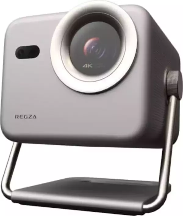 レグザ、小型軽量4Kレーザープロジェクタ。「家庭内のさまざまな場所でホームシアター感覚」