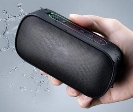 防水Bluetoothスピーカー。最大8W出力とデュアル振動板で迫力サウンド、3980円