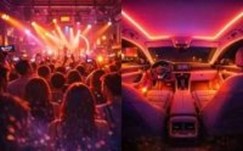 ヤマハ、自動車内の照明を“ライブ会場化”「Music:AI for Lighting」