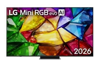 LG、赤色蛍光体＋緑青LEDチップの独自バックライト4K液晶。名称は”Mini RGB evo”