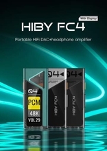HiBy、ディスプレイ搭載USB DAC「FC4/FC5 with Display」。サイバーパンクデザイン採用