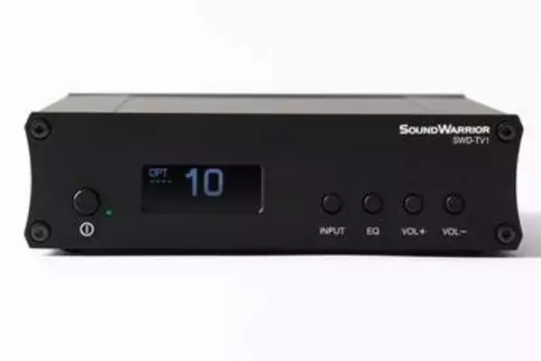 小型な“テレビ用アンプ”「SW TV Plus」一般販売開始。SOUND WARRIORから