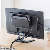 「サンワ、モニタ背面にHDDやゲーム機が置けるホルダー」の画像1
