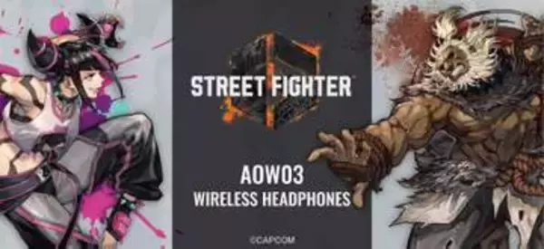 オンキヨー×「スト6」ヘッドフォン。ジュリと豪鬼の2モデル