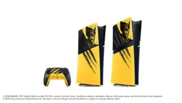 PS5「Marvel’s Wolverine」限定モデル。爪痕デザインのDualSenseや本体カバーも