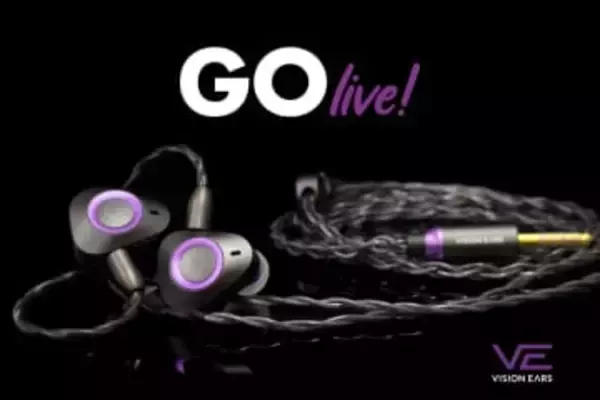 VISION EARS、新シリーズ第1弾「GO live!(Universal Fit)」。4ドライバのハイブリッド