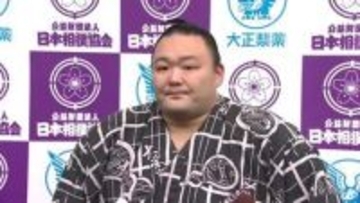 朝乃山　幕内復帰後、初の県内巡業　満員御礼の大相撲氷見場所で大きな声援