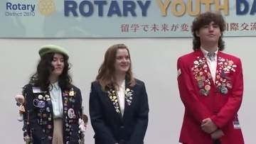 海外からの留学生が日本語でスピーチ　富山と石川の高校に通う9人が日本での生活体験を語る