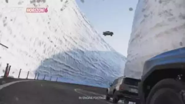 「めっちゃリアル」 世界的カーレースゲーム『Forza Horizon 6』に絶景“雪の大谷”が登場　本来なら走れない場所をゲームで疾走