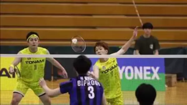トナミ運輸、8年ぶり12回目の優勝　バドミントン全日本実業団選手権