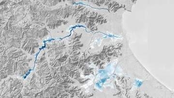 世界最新鋭の衛星が捉えた浸水被害の全容　氷見市の大雨災害から2か月　範囲は国の想定最大規模の3割に