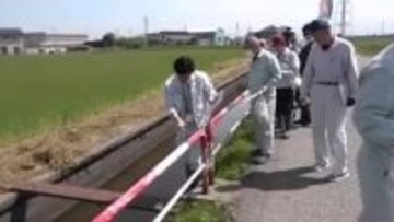 農作業シーズンに用水路転落防止の一斉点検　富山県内4カ所で実施