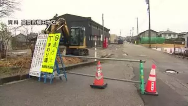 高岡市横田地区でも液状化対策へ　能登半島地震と同規模の地震で液状化被害出る可能性高いことが分かる
