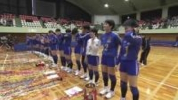 春高バレー富山県大会決勝・女子は富山第一が「3年連続17回目の全国の切符掴む！」セットカウント3-0