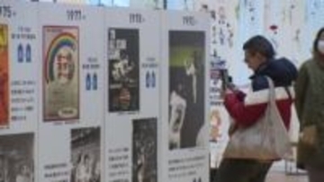 長嶋茂雄の「豪快なスイング」写真に野球ファン見入る　富山30年ぶりオールスター開催前に巡回展