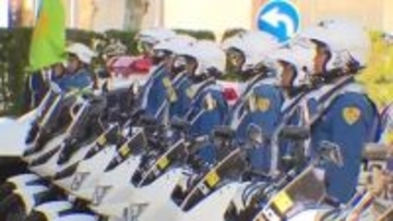 春の全国交通安全運動スタート「危険運転に対して厳正に対処」富山県警が出発式