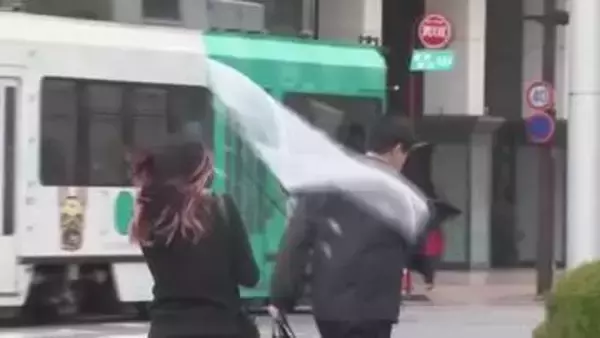 「春の嵐」再び　富山市で最大瞬間風速20.3メートル　夕方にかけて突風などに注意