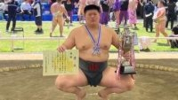 富山県勢が史上初の快挙！　学生相撲新人選手権の東・西日本両大会でダブル優勝　2人とも朝乃山の母校中学出身の逸材　富山に大相撲黄金時代の到来を予感
