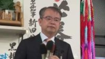 黒部市長選挙で敗れた現職の武隈義一市長が敗戦の弁 「上坂さんの姿勢を見守っていく」【動画で見る】