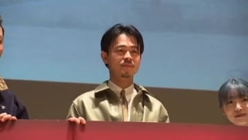 オール富山ロケの映画「#拡散」公開前にイベント主演・成田凌さん上市町での思い出など話す