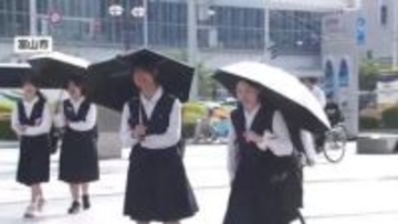 富山県内は初夏の陽気に包まれる　大気不安定で雷雨にも注意