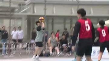 3人制バスケ白熱！新常設コート舞台にスリーエックススリーIN高岡　地元出身動画クリエーターも登場