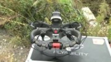 下水道管の状態を「ドローン」で確認、富山市上下水道局が実証実験　埼玉の大規模陥没受けた点検