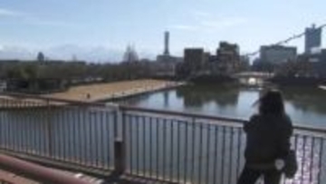 立山連峰もくっきり　午後は4月並みの陽気に