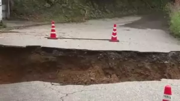 道路3本が土砂で寸断　氷見市床鍋地区で31人が孤立「食料が心配」