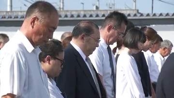 入善町で平和祈念式　「戦争のない平和なまちづくりのため努力を重ねなければいけない」