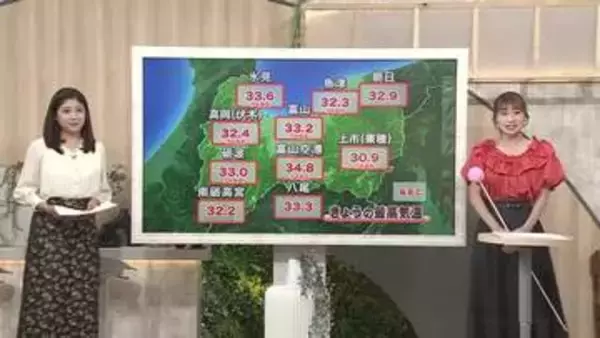 週末は蒸し暑さ続く　来週には梅雨前線が南下、富山は暑さと雨に備えを【ソラをライブ】