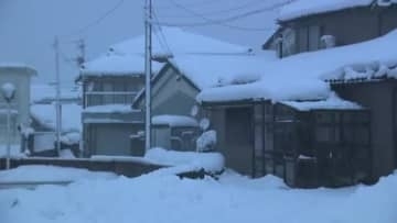 富山県内、30日にかけて大雪のおそれ　急増する積雪に警戒を　交通機関に影響出る可能性