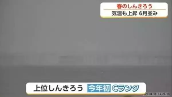 「6月並みの暖かさ」　Cランクの蜃気楼初観測、立山と桜と新幹線の競演も【気象予報士 解説】