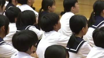 大雨の避難所から新学期へ　氷見市の中学生「みんなと顔を合わせて安心した」　大雨が影響での欠席は5人