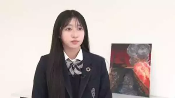 「赤黒い空」を絵に残す　富山大空襲の記憶を継ぐ18歳の挑戦